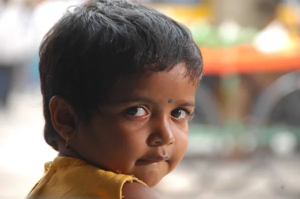 Bambini Poveri Rajasthan India Aprile 2021 — Foto Stock