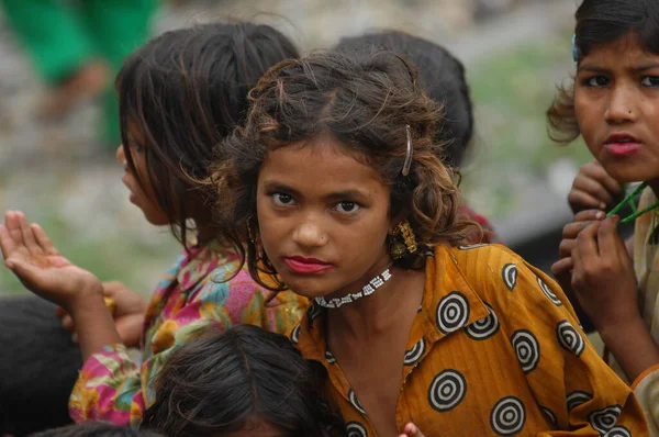 Niños Pobres Rajastán Abril 2021 — Foto de Stock