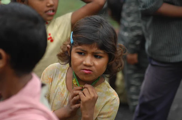 Bambini Poveri Rajasthan India Aprile 2021 — Foto Stock