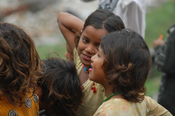 Poor Kids Rajasthan India 25Th April 2021 — Stock Photo, Image