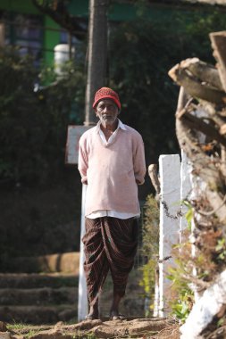 Ev Haydarabad 'daki Hintli Yaşlı Adam 25 Nisan 2021