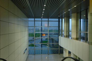 Bir havaalanının içi