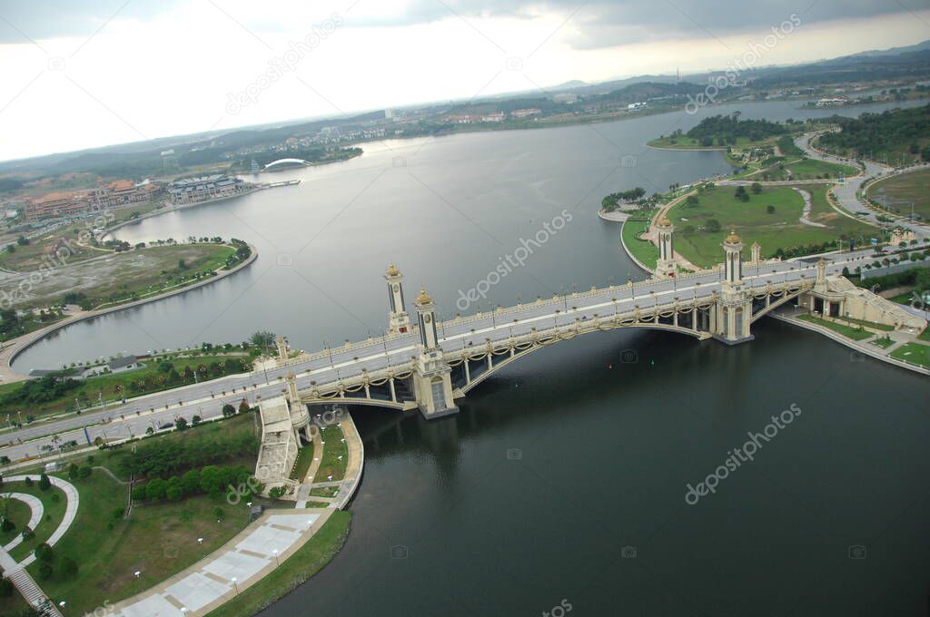 Aerial view of Putrajaya Kuala Lumpur Malaysia