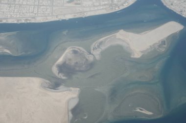 Bir Dubai 'nin hava görüntüsü