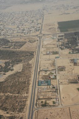 Bir Dubai 'nin hava görüntüsü