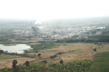 Hindistan 'daki fabrikanın havadan görünüşü