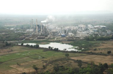 Hindistan 'daki fabrikanın havadan görünüşü