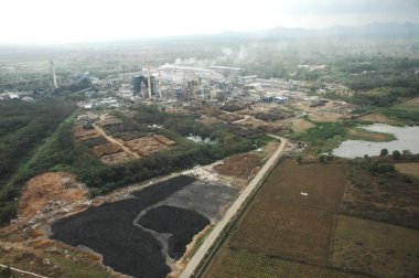 Hindistan 'daki fabrikanın havadan görünüşü