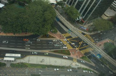 Putrajaya Kuala Lumpur Malezya 'nın hava manzarası