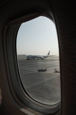 Uçuş kalkış Havaalanı'nda hazır