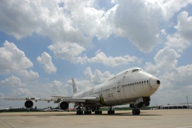 Uçuş kalkış Havaalanı'nda hazır