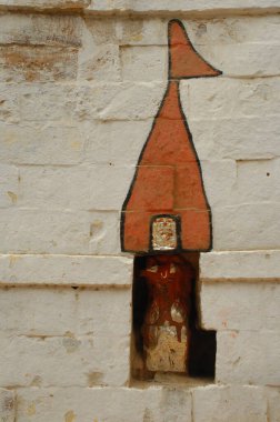 Sanat eseri duvardaki