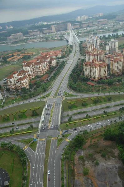 Letecký Pohled Putrajaya Kuala Lumpur Malajsie — Stock fotografie