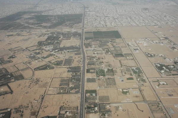 Pemandangan Udara Gurun Dubai — Stok Foto