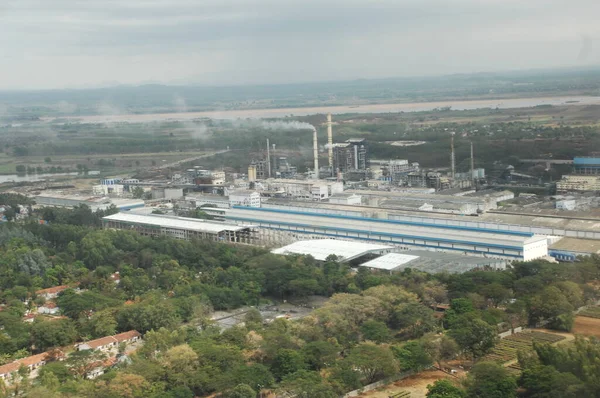 Vista Aérea Fábrica Índia — Fotografia de Stock