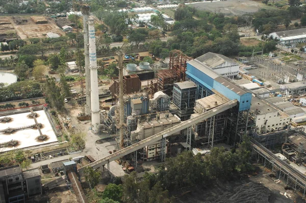 Aerial view of Factory in India