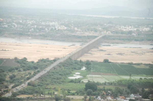 Vista Aérea Campo — Foto de Stock