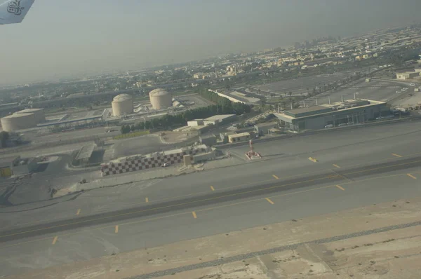 Vista Aérea Desierto Dubai —  Fotos de Stock
