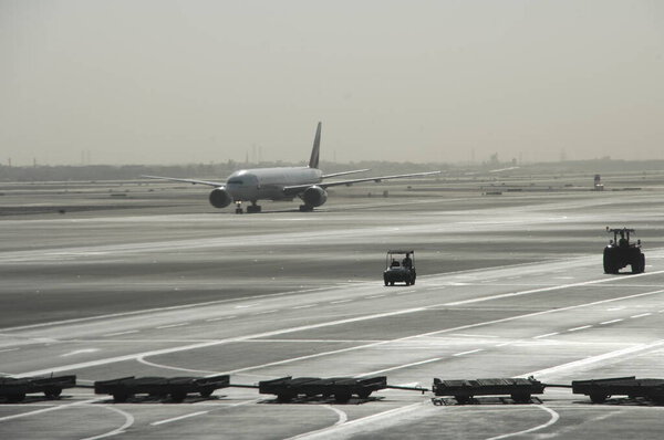 Flight ready to departure at Airport