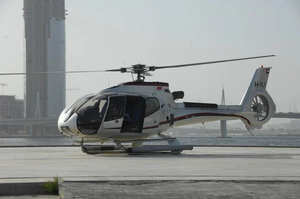 Helicopter Parking Hyderabad India — Stock Photo, Image