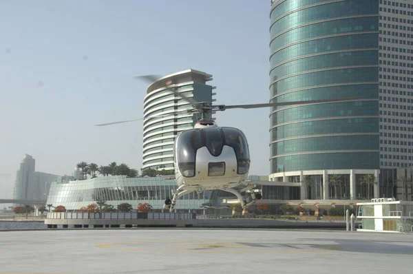 Helicopter Parking Hyderabad India — Stock Photo, Image