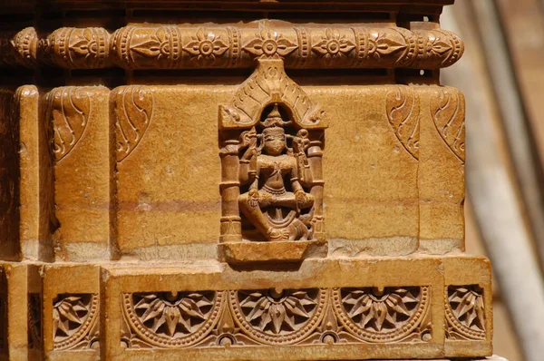 印度庙宇的雕塑 — 图库照片