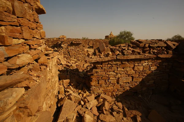 Old ruins in desert — Stock Photo, Image