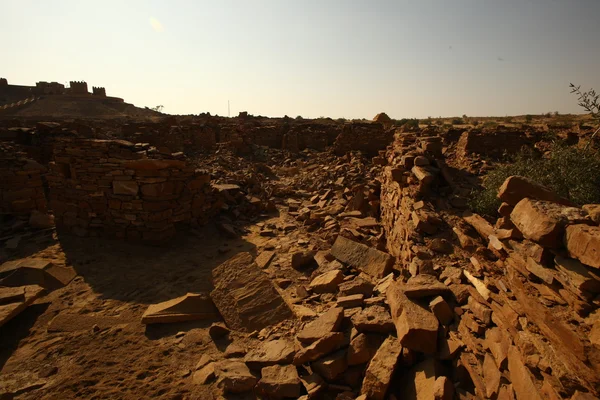 Oude ruïnes in woestijn — Stockfoto