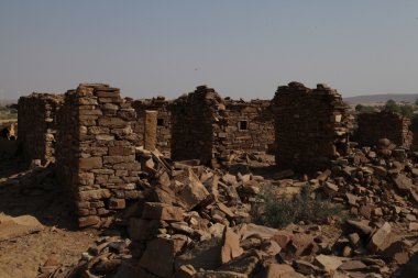 Kuldhara Köyü Rajasthan Hindistan terk