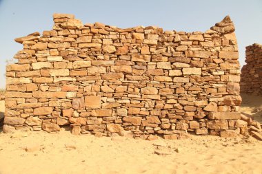 Kuldhara Köyü Rajasthan Hindistan terk
