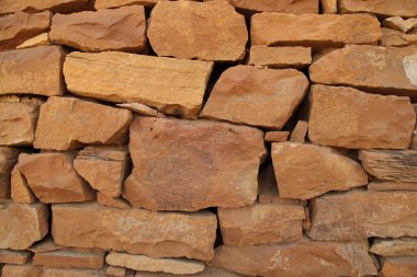 Eski kalıntıları çölde