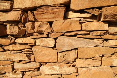 Eski kalıntıları çölde