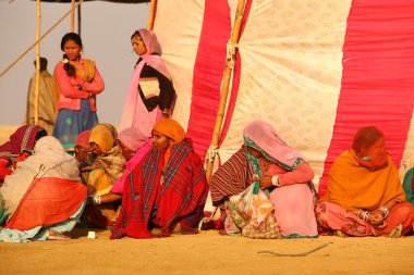 Köy yoksul insanların Disert Rajasthan Hindistan