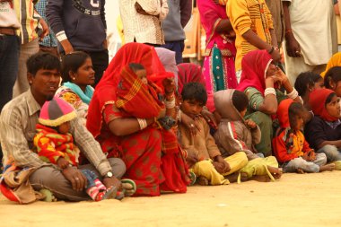 Çölü'nde yoksul insanlar