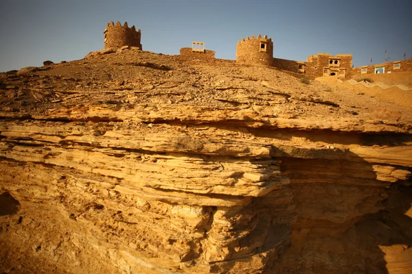 Old ruins in desert — Stock Photo, Image