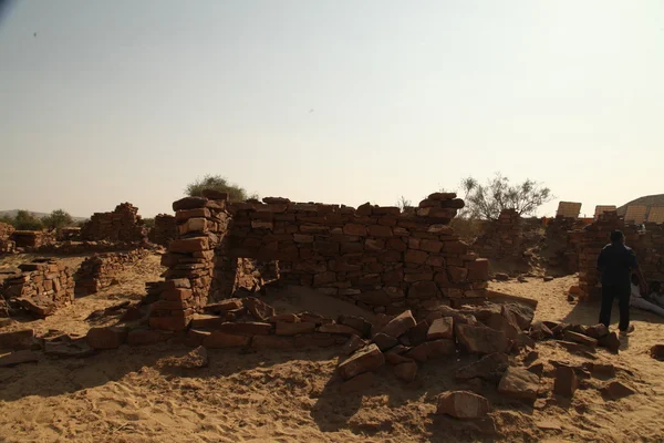 Kuldhara verlaten dorp Rajasthan India — Stockfoto