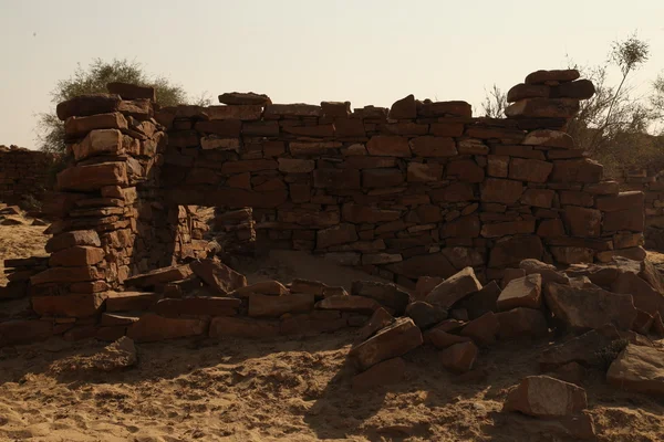 Kuldhara verlassenes Dorf rajasthan indien — Stockfoto