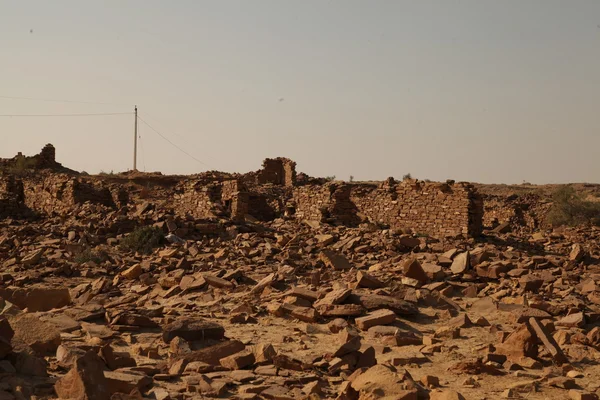 Old ruins in desert — Stock Photo, Image