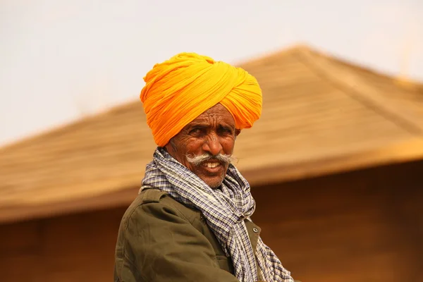 Villaggio poveri in Disert Rajasthan India — Foto Stock