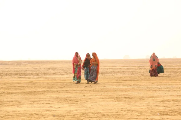 stock image Poor Women in Desert