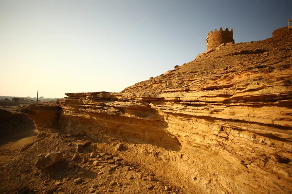 Old ruins in desert Stock Photo