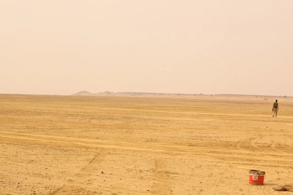 Pustynny krajobraz w Indiach — Zdjęcie stockowe