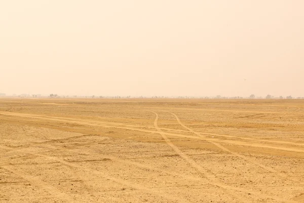 Paysage du désert en Inde — Photo