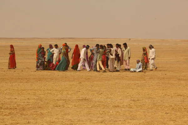 Село бідні верстви населення в пустелі — стокове фото