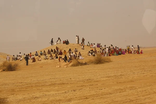 Villaggio poveri in Deserto — Foto Stock