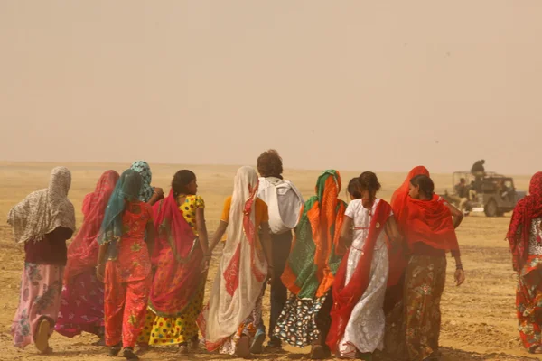 Villaggio poveri in Deserto — Foto Stock