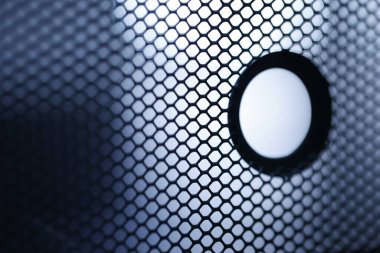 Metal mesh Moonlight Extreme macro shot