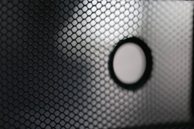 Metal mesh Moonlight Extreme macro shot