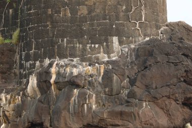 Doğal Ham Taş Doku Makro Çekimi