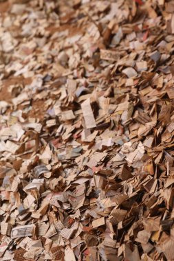 Dağınık gazete parçaları 1 Aralık 2025 'te Hyderabad Hindistan' da yatmaktadır.